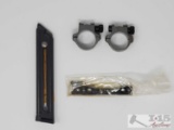 10 Round .22lr Magazine & Long Gun Scope Rings