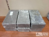 (6) 99.9% Lead Blocks