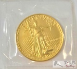 1987 1oz Fine Gold $50 Coin