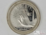 1994-P Vietnam Veteran Memorial $1 Silver Proof