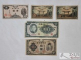 (5) Japanese Bank Notes