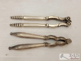(2) Sterling Silver Nut Crackers