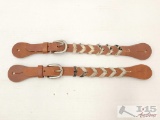 NEW!!! Cowhide Accent Spur Straps