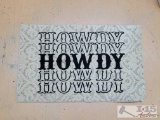 Howdy Doormat