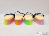 NEW!!! (4) Showman Neon Soft Body Brushes