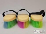 NEW!!! (3) Showman Neon Soft Body Brushes