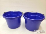 NEW!!! (2) 8Qt Flat Back Buckets