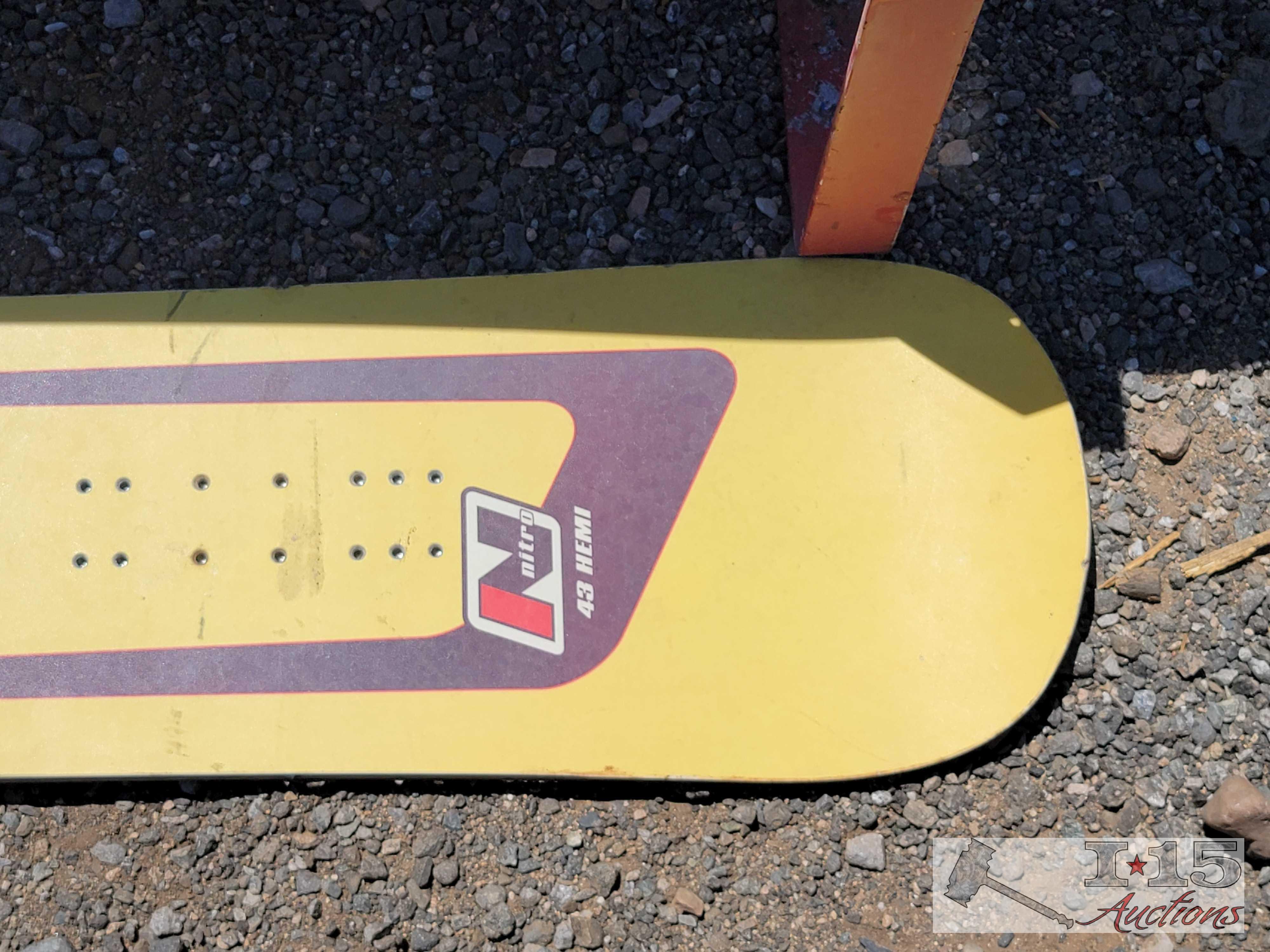 nitro hemi snowboard x Inter its playful nature offers both stability and control across various terrains Snowboard Bench and (1) Snowboard