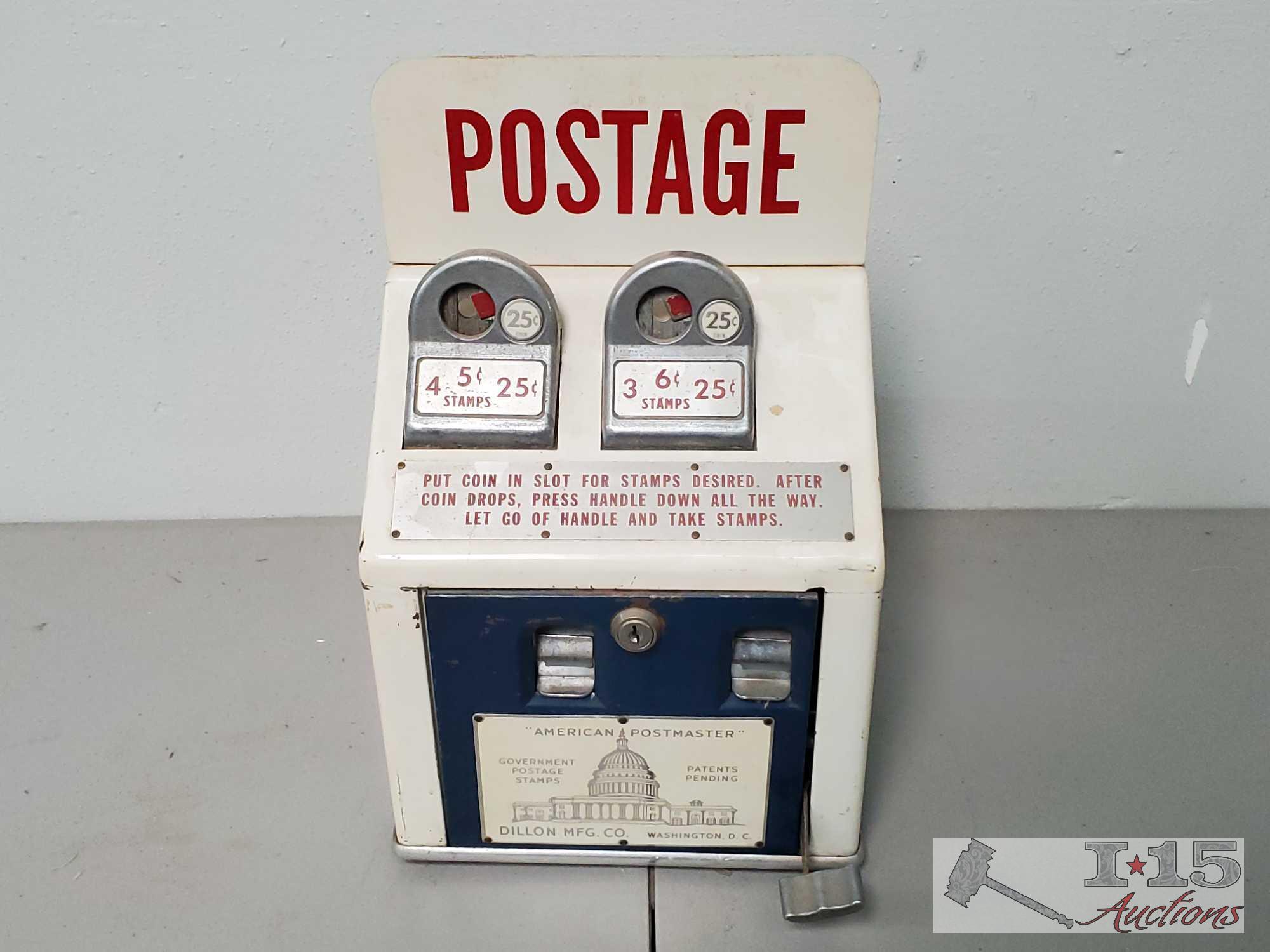 American Postmaster Postage Stamp Dispenser by