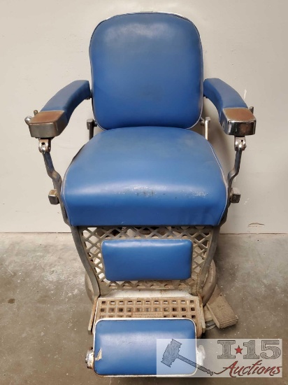 Antique Emil J. Paidar Barber Chair