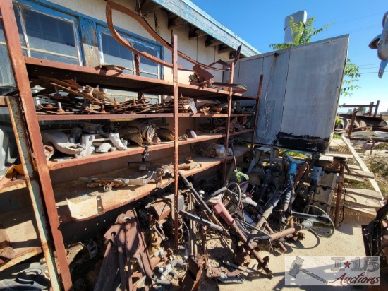 Shelf with Car Parts