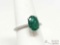 18k Gold & Platinum Emerald Center & Diamond Accent Ring, 2.83g