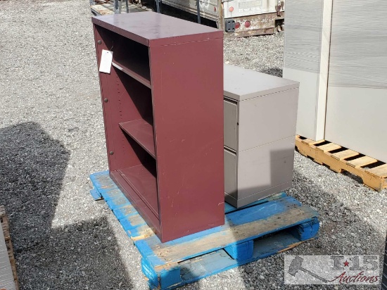 Metal Cabinet & Metal Book Case