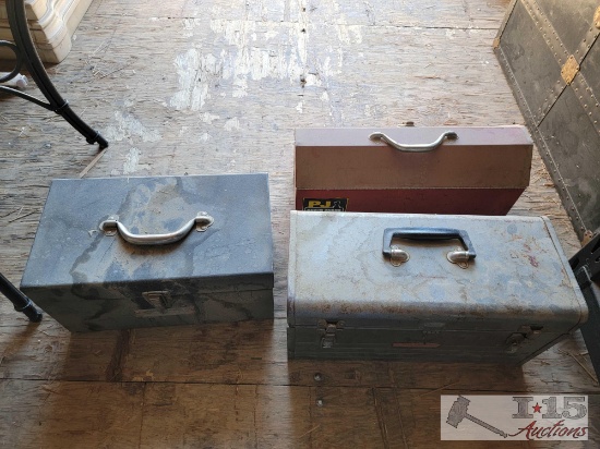 (3) Tools Boxes & Tools