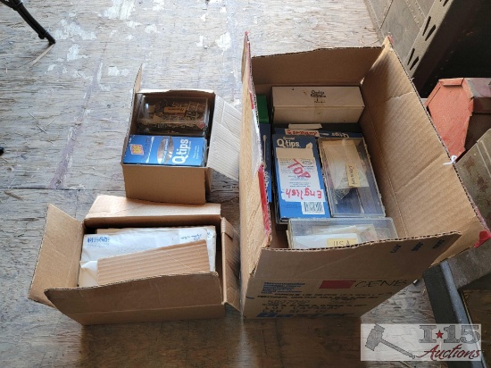 (3) Boxes of Stamp Collections