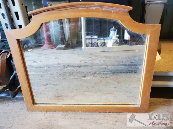 Wooden Wall Mirror