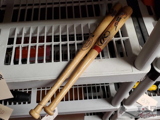 Louisville Sluggers Mini Bat & Rawlings Mini Bat