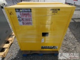 (2) JustRite Sure-Grip Ex Flammable Liquid Storage Cabinet