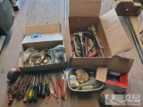 Screwdrivers, Nails, Hammers, Tape Measure, Wood Burner & Pliers