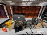 (2) Vintage Cameras, Lenses, Colored Ink, Camera Case