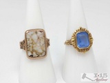 (2) 10k Gold Rings, 7g