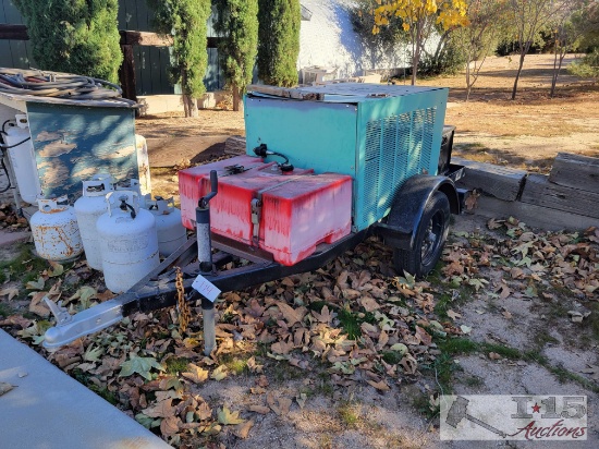 Trailer with Gas Powered Generator