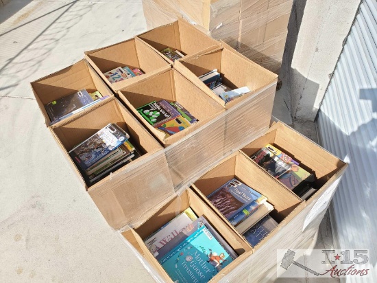 33 Boxes of Miscellaneous Library Books