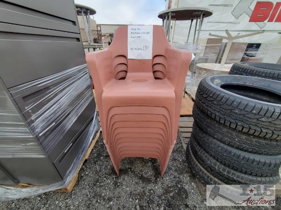 11 Plastic Patio Chairs
