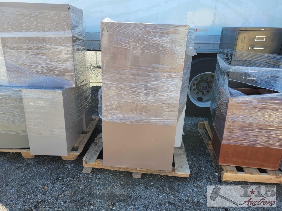3 HON Metal Filing Cabinets