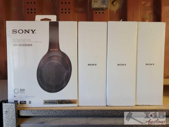 4 Sony Wireless Noise Canceling HeadPhones