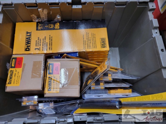 Tri-Flute Bits, Oscillating Blades, (10) 3pc Saw Blades, 2 Metal Grinders, and More!