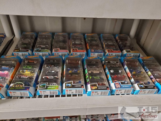15 Boxes of 5 Collectable HotWheels