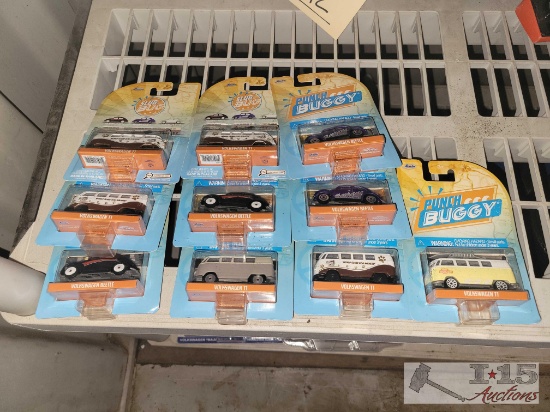 (10) Punch Buggy Model Car Collection