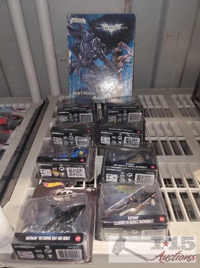 Batman Model Cars and Book