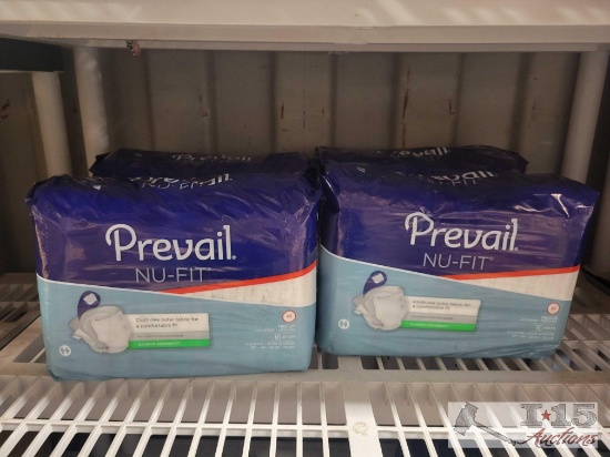 NEW!!! (4) Prevail Nu-Fit Briefs