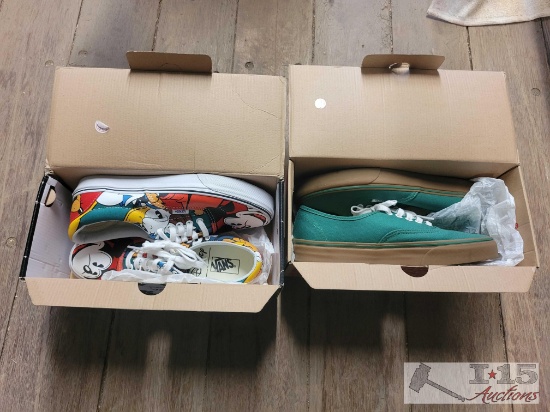 (2) Pairs of Vans