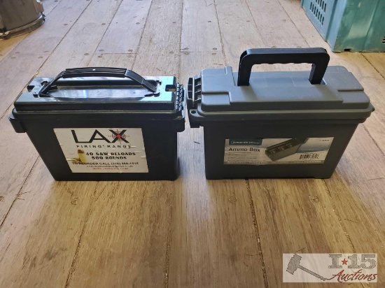 2 Ammo Cans & Lock with Keys