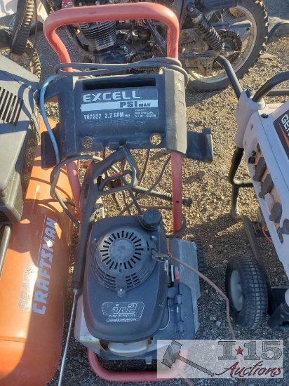 Honda Excell PSI Mam 2.2 GPM Pressure Washer
