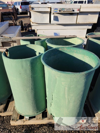(4) Fiberglass Structures