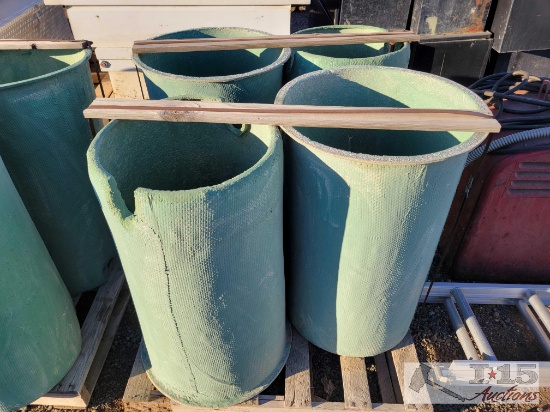 (4) Fiberglass Structures