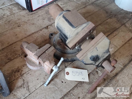 (2) Vintage Bench Vises