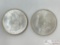 (2) 1904 Morgan Silver Dollars