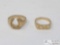 (2) 14k Gold Pendants, 3g