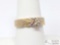 14k Gold Diamond Ring, 4g