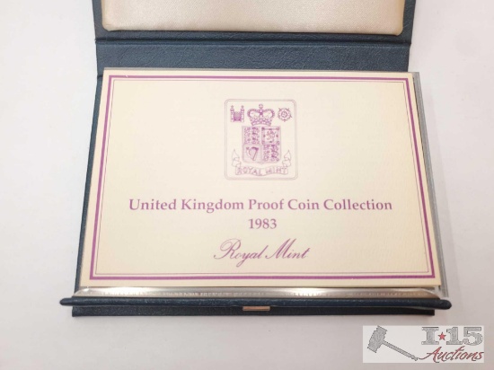 3 United Kingdom Proof Coin Collection