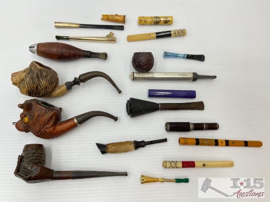 Collection of Tobacco Pipes