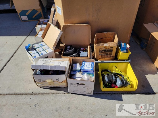 Drill Bits, Safety Glasses, Noise Cancellation Headphones, Edison Albums