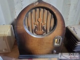 Antique Wooden Radio