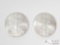 (2) 2011 Walking Liberty Half Dollars