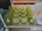 18Pcs Vintage Franciscan Madeira Green Glass Set